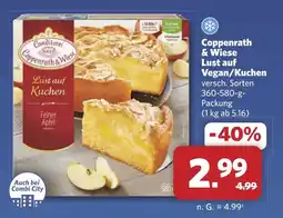 Combi Coppenrath & Wiese Lust auf Vegan/Kuchen aanbieding