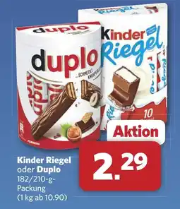 Combi Kinder Riegel oder Duplo aanbieding