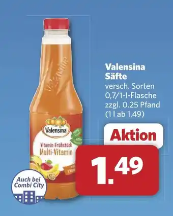 Combi Valensina Säfte aanbieding