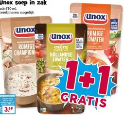 Boon`s Markt Unox soep in zak aanbieding