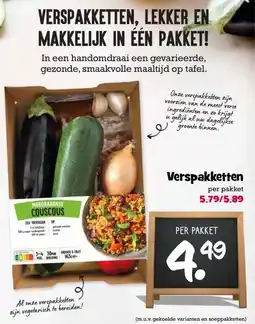 Boon`s Markt VERSPAKKETTEN, LEKKER EN MAKKELIJK IN ÉÉN PAKKET! aanbieding