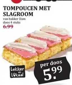 Boon`s Markt TOMPOUCEN MET SLAGROOM aanbieding