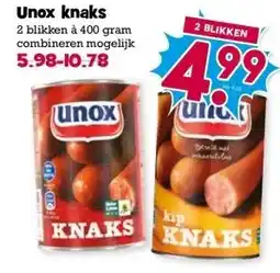 Boon`s Markt Unox knaks aanbieding