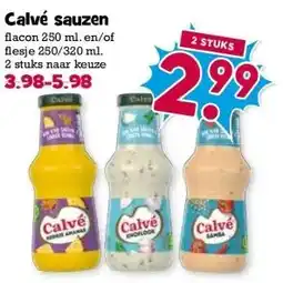 Boon`s Markt Calvé sauzen aanbieding