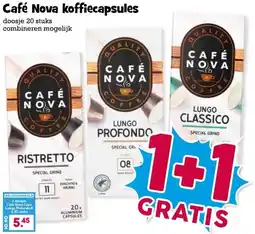 Boon`s Markt Café Nova koffiecapsules aanbieding