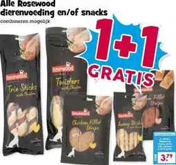 Boon`s Markt Alle Rosewood dierenvoeding en/of snacks aanbieding