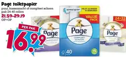 Boon`s Markt Page toiletpapier aanbieding