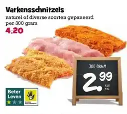 Boon`s Markt Varkensschnitzels aanbieding