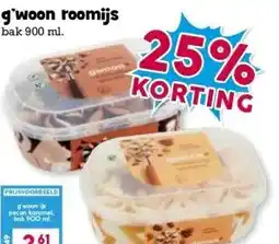 Boon`s Markt g'woon roomijs aanbieding