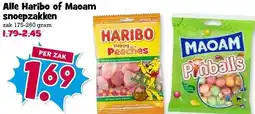 Boon`s Markt Alle Haribo of Maoam snoepzakken aanbieding