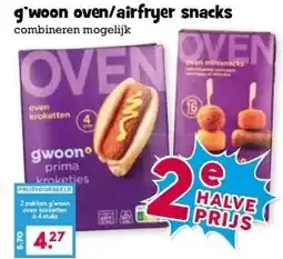 Boon`s Markt g'woon oven/airfryer snacks combineren mogelijk aanbieding