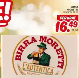 Dekamarkt BIRRA MORETTI aanbieding