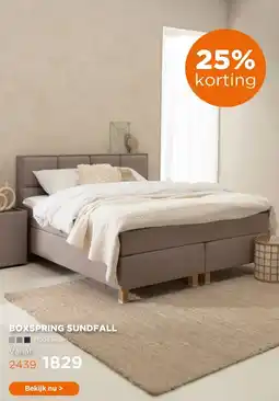 TotaalBED Boxspring Sundfall aanbieding