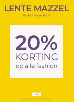 Prenatal LENTE MAZZEL Fashion deal alert! 20% KORTING op alle fashion aanbieding