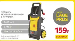 Praxis STANLEY HOGEDRUKREINIGER SXPW24BX aanbieding