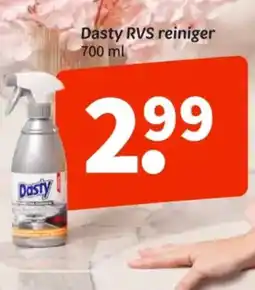 Wibra Dasty RVS reiniger aanbieding