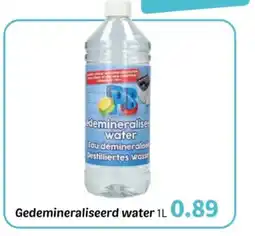 Wibra Gedemineraliseerd water aanbieding