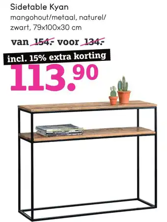 Leen Bakker Sidetable Kyan aanbieding