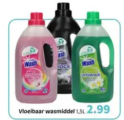 Wibra Vloeibaar wasmiddel aanbieding