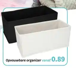 Wibra Opvouwbare organizer aanbieding