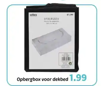 Wibra Opbergbox voor dekbed aanbieding