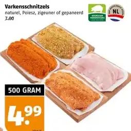 Poiesz Varkensschnitzels aanbieding