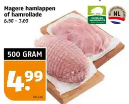 Poiesz Magere hamlappen of hamrollade aanbieding