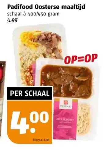 Poiesz Padifood Oosterse maaltijd aanbieding