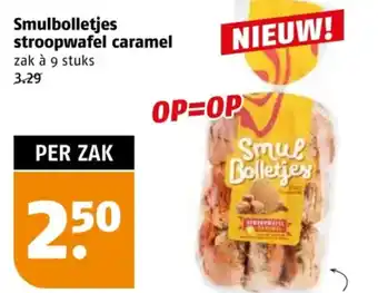 Poiesz Smulbolletjes stroopwafel caramel aanbieding