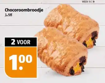 Poiesz Chocoroombroodje aanbieding