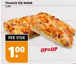 Poiesz Focaccia kip kebab aanbieding