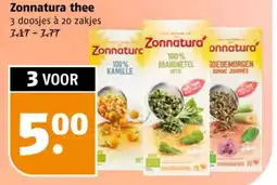 Poiesz Zonnatura thee aanbieding