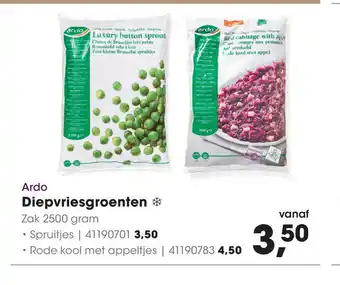 HANOS Ardo Diepvriesgroenten 2500 gram aanbieding