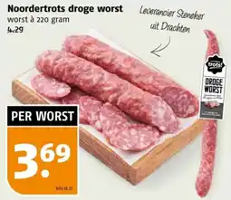 Poiesz Noordertrots droge worst aanbieding