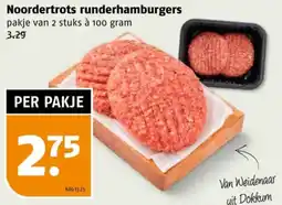 Poiesz Noordertrots runderhamburgers aanbieding