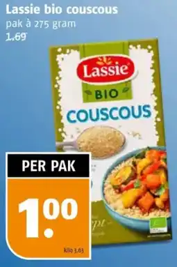 Poiesz Lassie bio couscous aanbieding