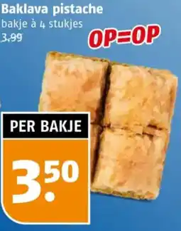 Poiesz Baklava pistache aanbieding