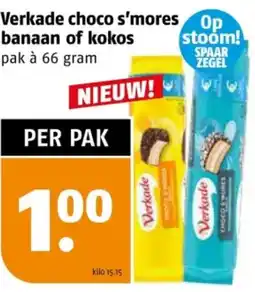 Poiesz Verkade choco s'mores Op banaan of kokos aanbieding