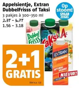 Poiesz Appelsientje, Extran DubbelFrisss of Taksi aanbieding