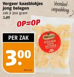 Poiesz Vergeer kaasblokjes jong belegen aanbieding