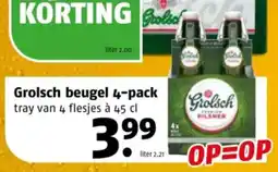 Poiesz Grolsch beugel aanbieding