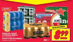 Nettorama Hertog Jan, Amstel, Heineken Blikbier, Grolsch of Bavaria Blikbier aanbieding