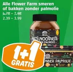 Poiesz Flower Farm smeren of bakken zonder palmolie aanbieding