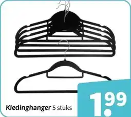 Wibra Kledinghanger 5 stuks aanbieding