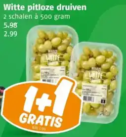 Poiesz Witte pitloze druiven aanbieding