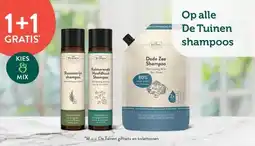 Holland & Barrett 1+1 GRATIS Op alle De Tuinen shampoos aanbieding