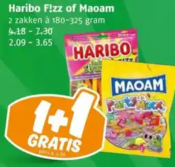 Poiesz Haribo F!zz of Maoam aanbieding