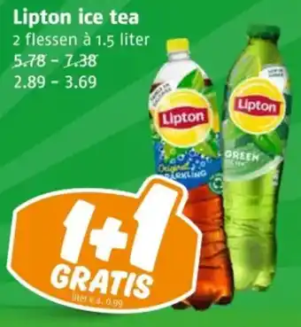 Poiesz Lipton ice tea aanbieding