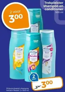 Trekpleister Trekpleister shampoo en conditioner aanbieding