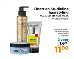 Trekpleister Elnett en Studioline haarstyling aanbieding